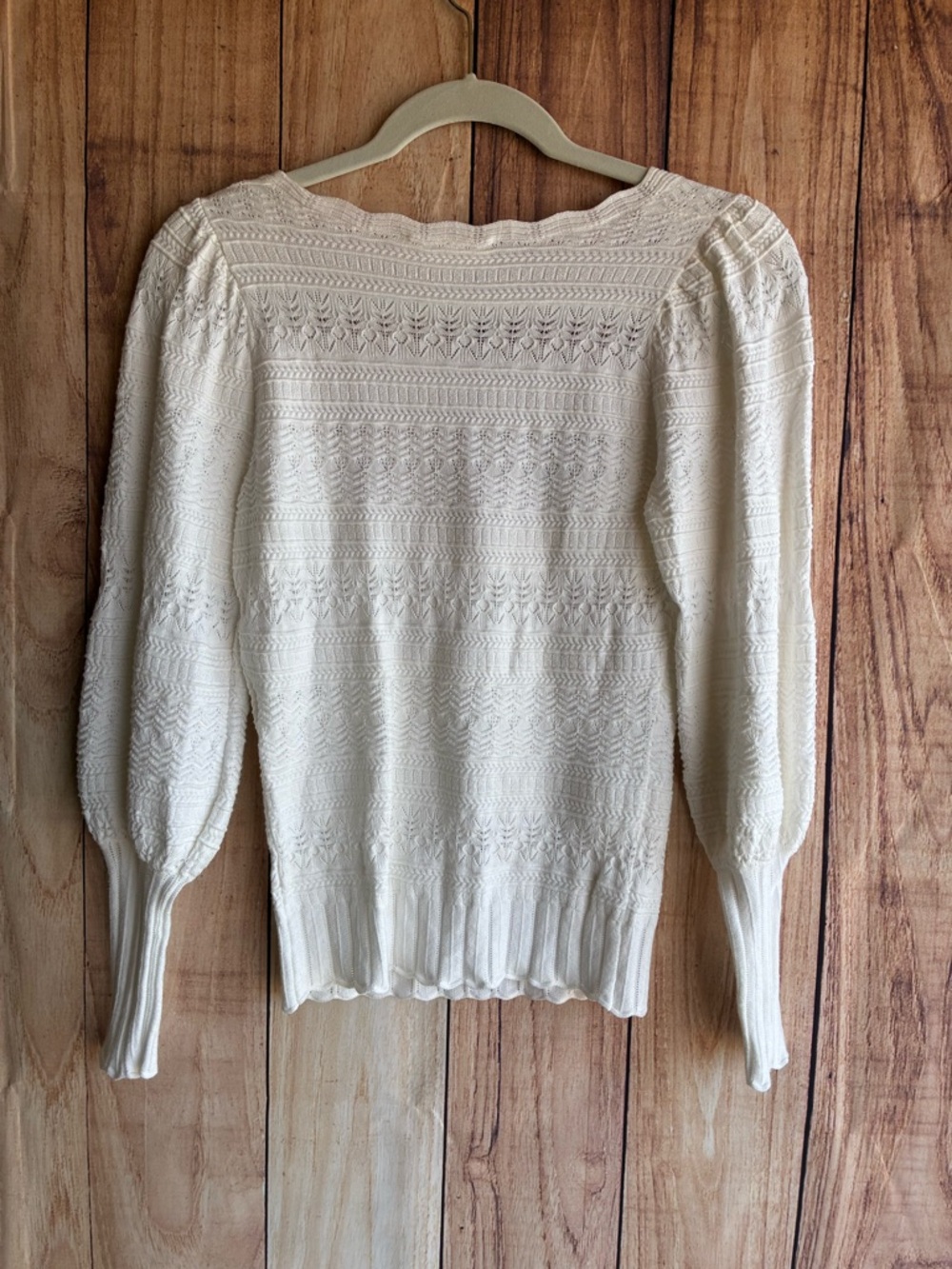 Sézane Ronnie Jumper Sweater in Ecru / White Size Small - Picture 7 of 10